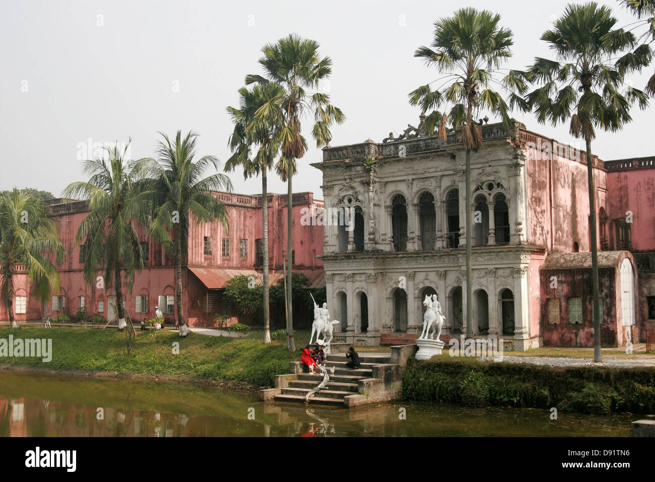 Palazzo Sadarbari (rajbari), Sonargaon, divisione di Dhaka, Bangladesh Foto Stock