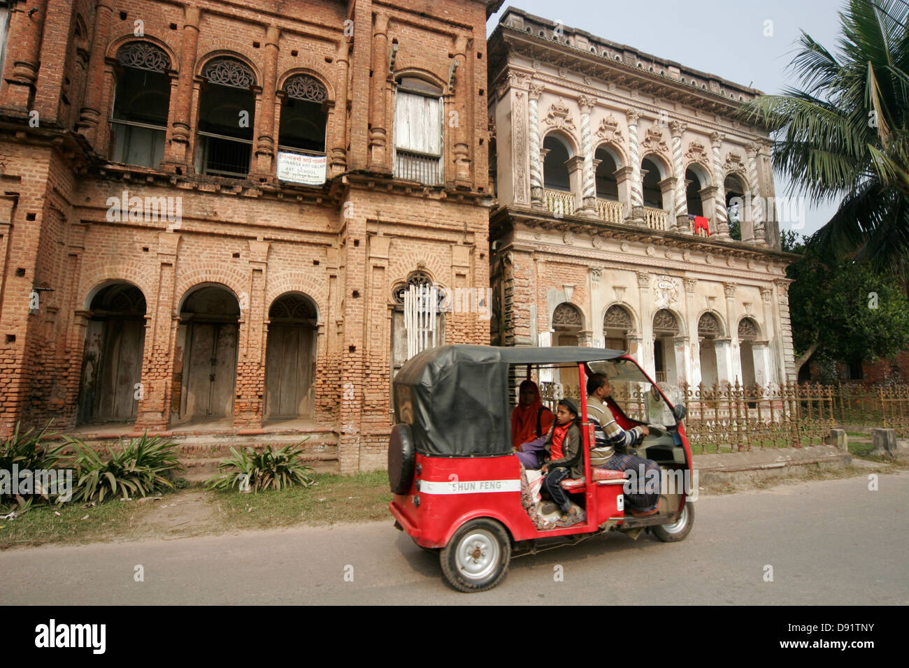 Una volta che-elegante cittadina di Painam Nagar, Sonargaon, divisione di Dhaka, Bangladesh Foto Stock