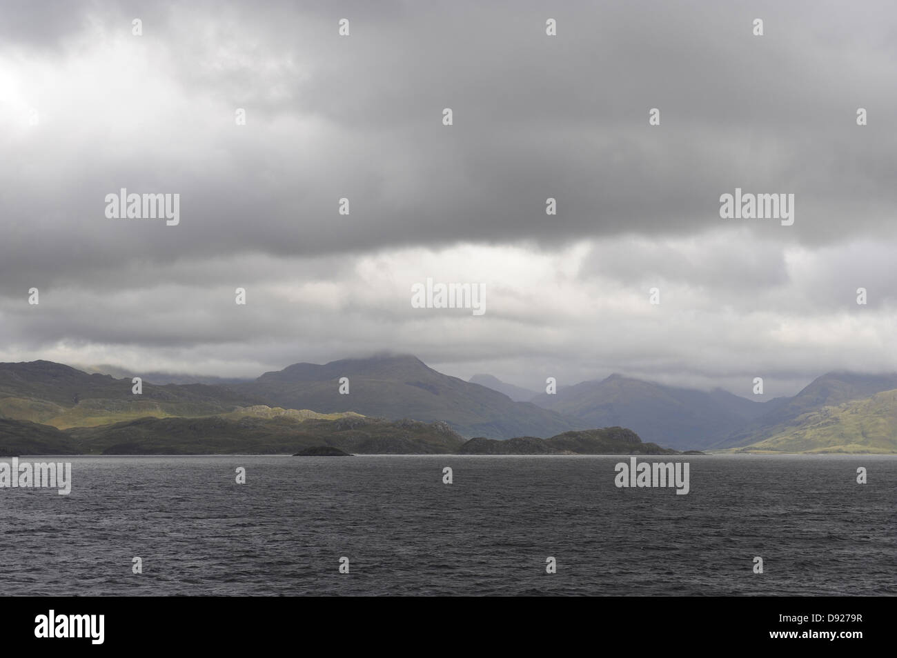 Suono di Sleat, Southern Highlands Scozia, Gran Bretagna Foto Stock
