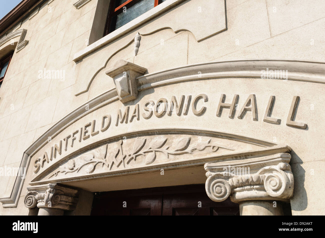 Saintfield Masonic Hall Foto Stock