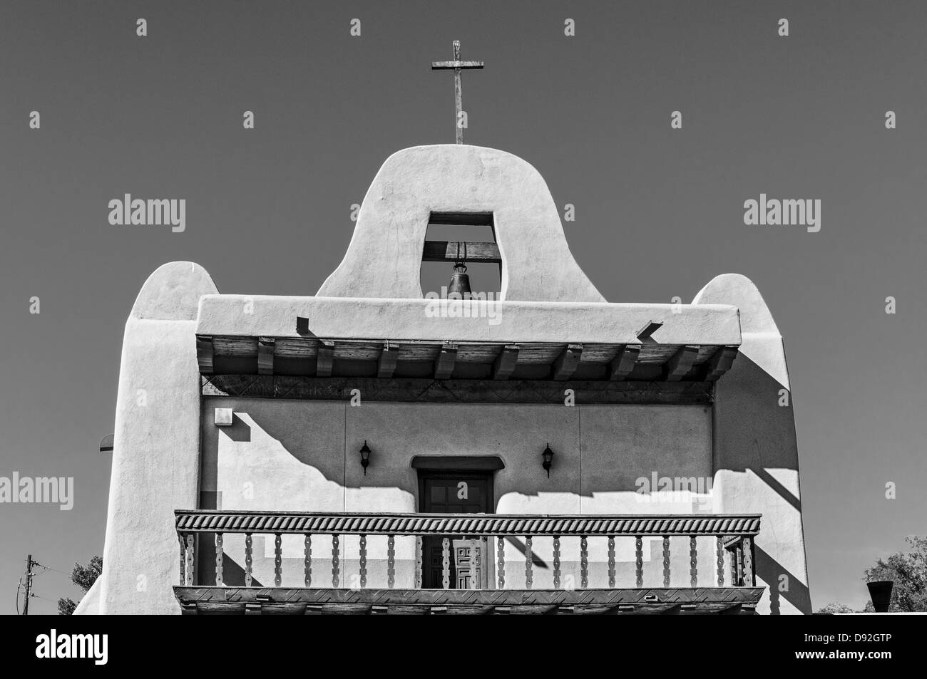 Chiesa di San Ildefonso Pueblo, Nuovo Messico Foto Stock