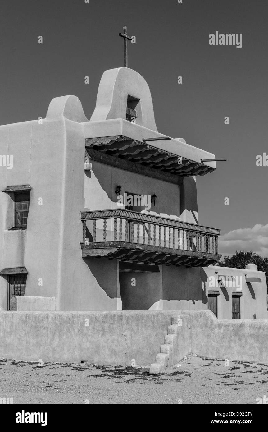 Chiesa di San Ildefonso Pueblo, Nuovo Messico Foto Stock