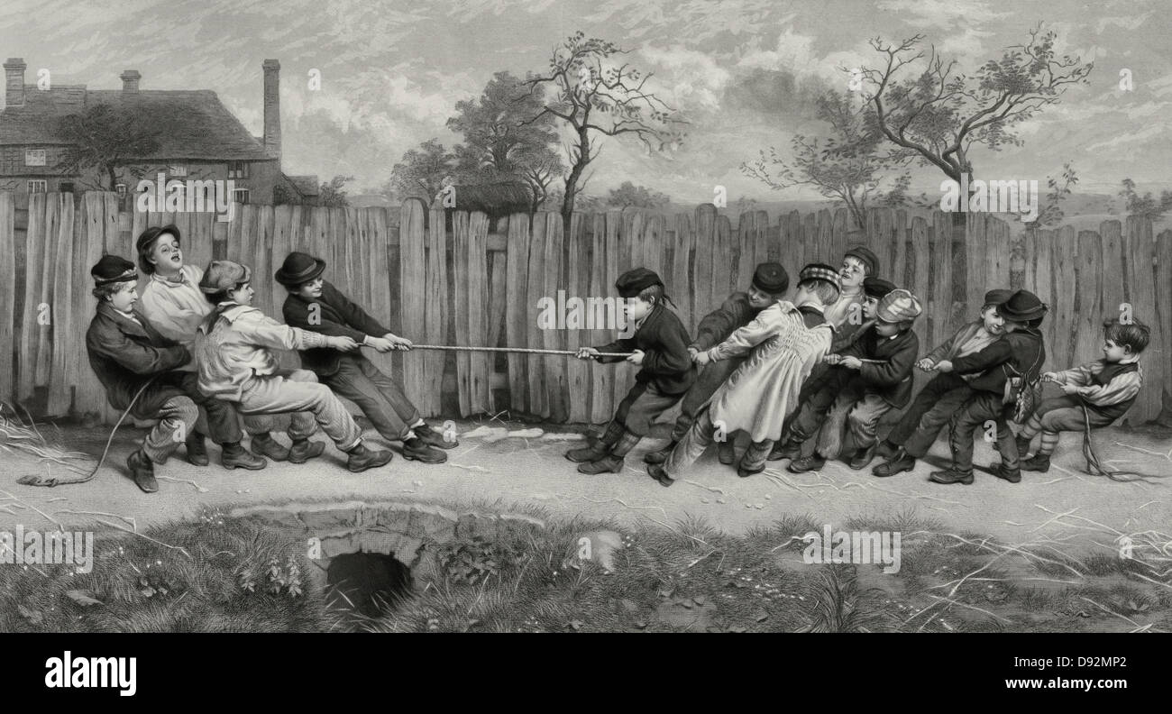 Rimorchiatore di guerra, 1879 Foto Stock