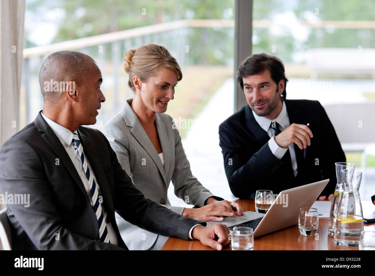 Meeting aziendali Foto Stock