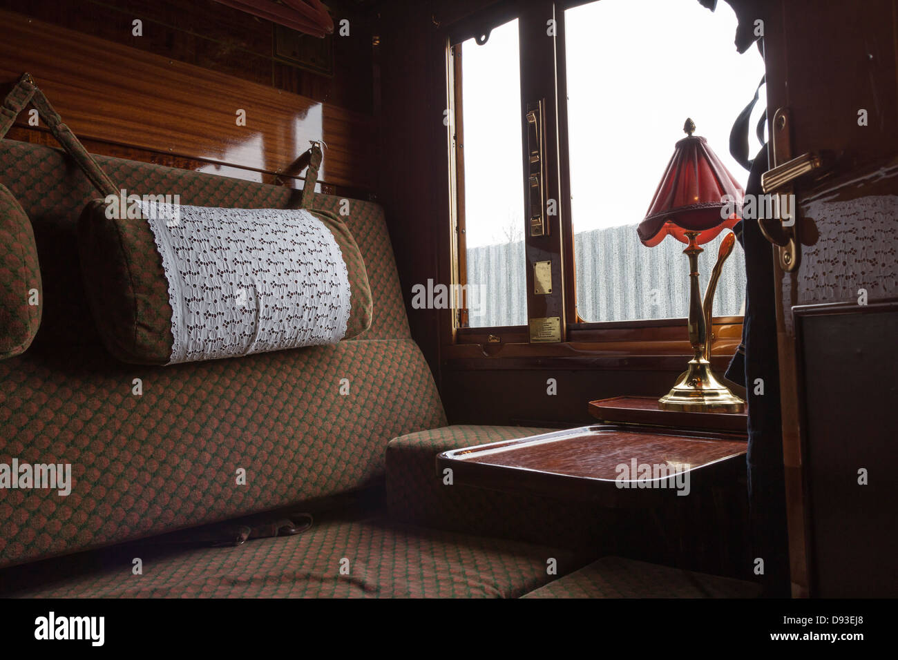 Venezia Simplon Orient Express carrello, interni cabina Foto Stock