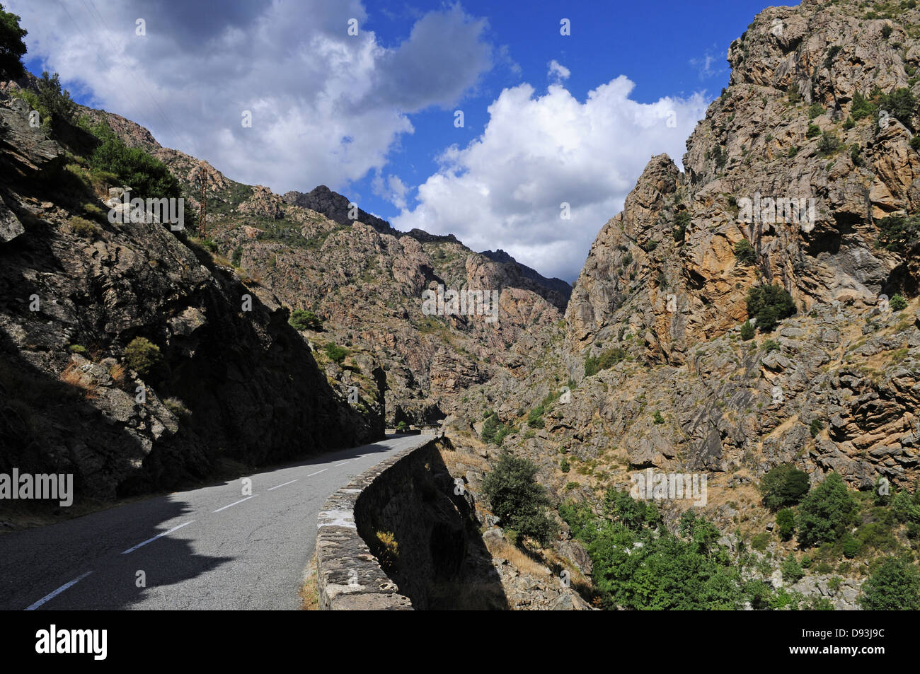 Scala di Santa Regina, Corsica, Francia Foto Stock