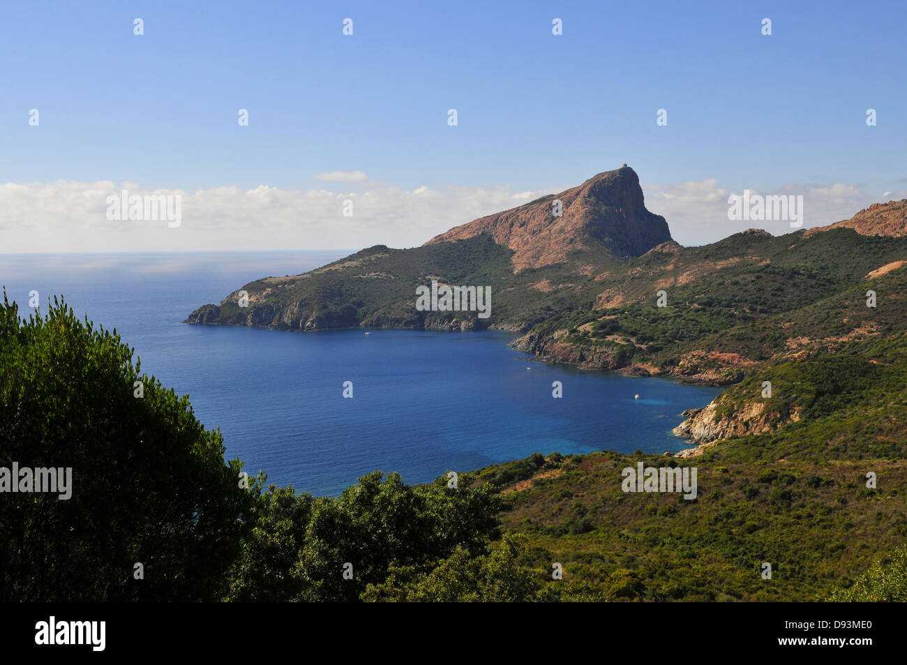 Capo Rosso, Corsica, Francia / Capo Rosso, Korsika, Frankreich Foto Stock