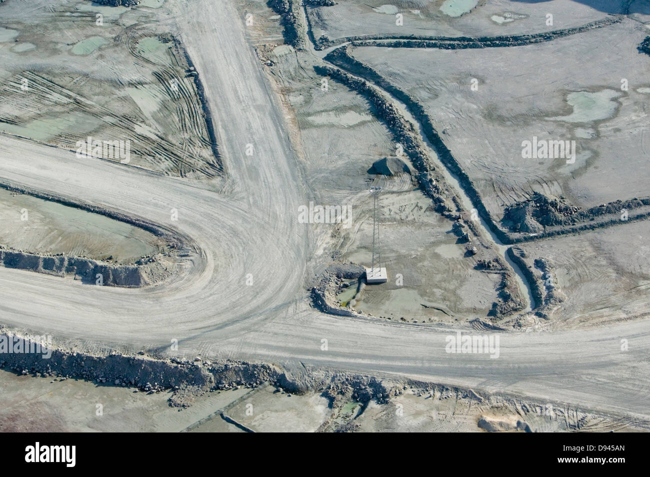 Un vecchio open cast, Gotland (Svezia). Foto Stock