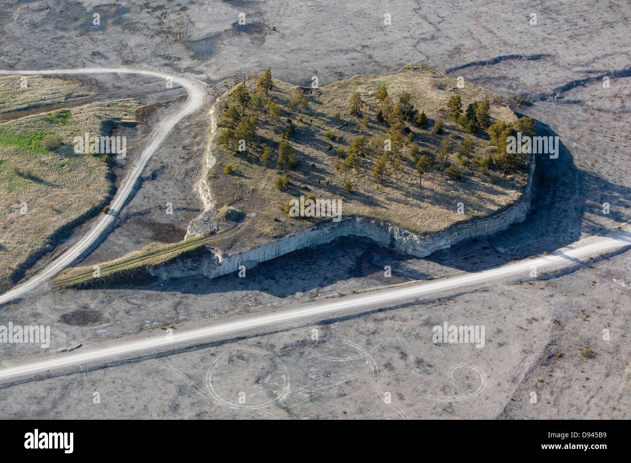 Un vecchio open cast, Gotland (Svezia). Foto Stock