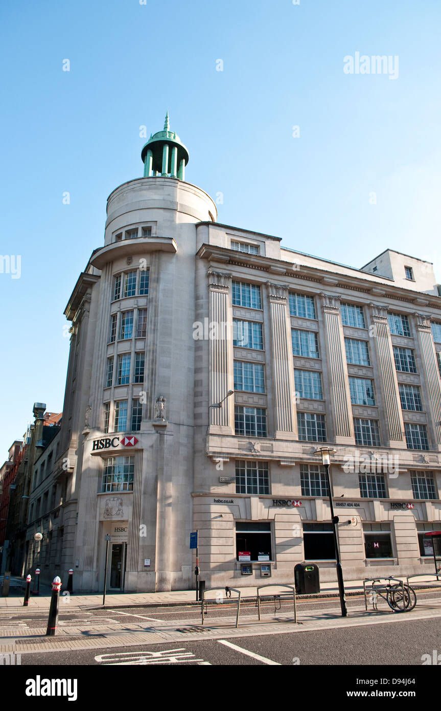 HSBC Bank su High Holborn, Londra, Regno Unito Foto Stock