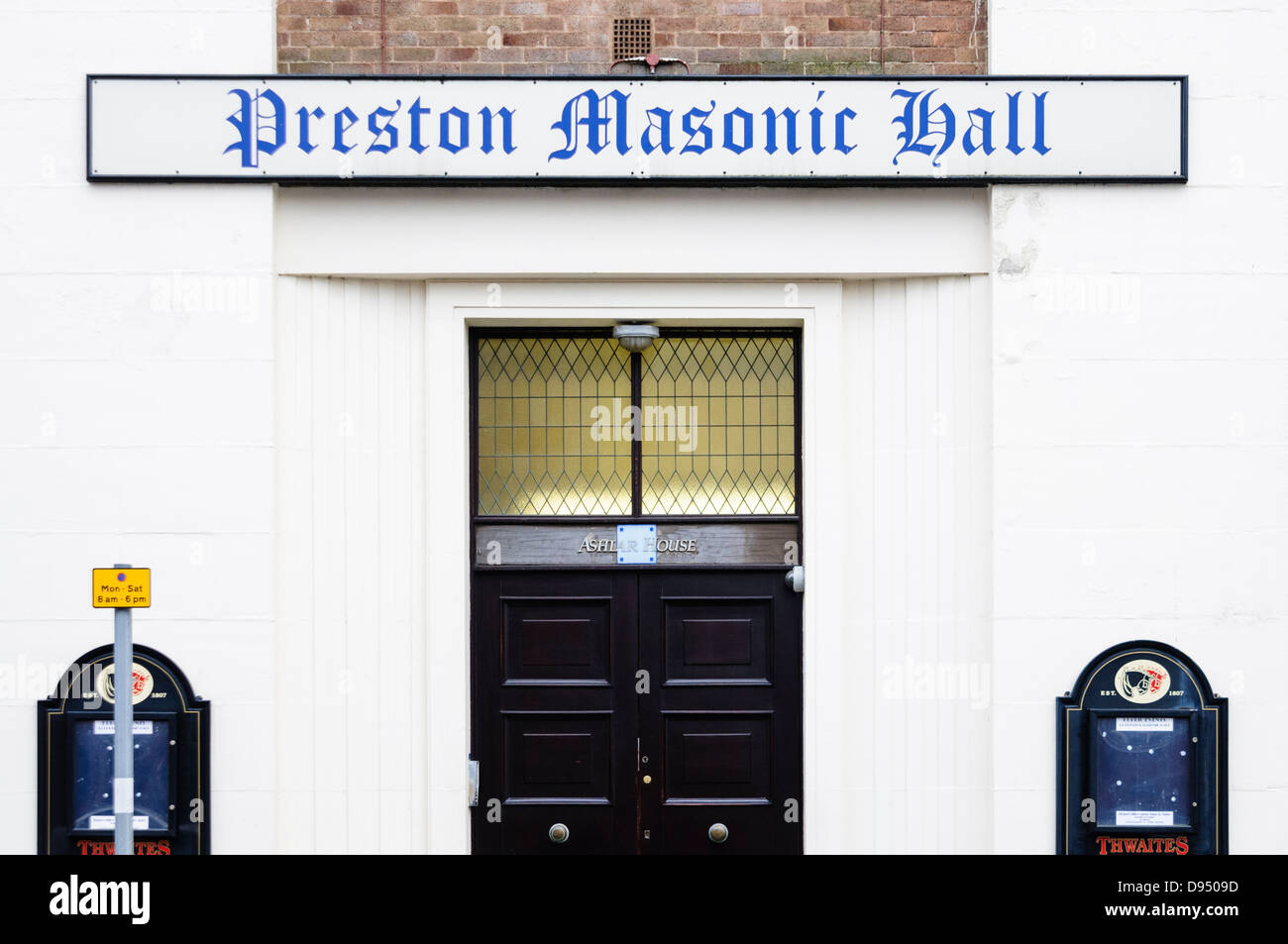 Preston Masonic Hall Foto Stock