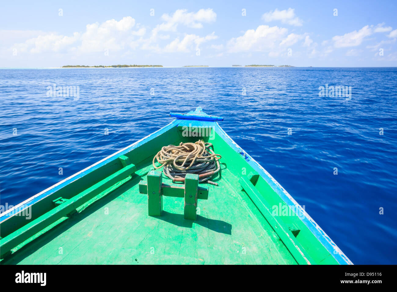 Maldive, Oceano Indiano Foto Stock