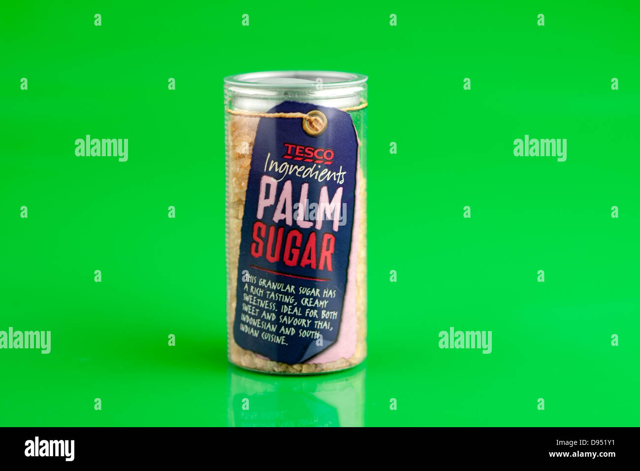 Contenitore in plastica del palm zucchero da Tesco Foto Stock