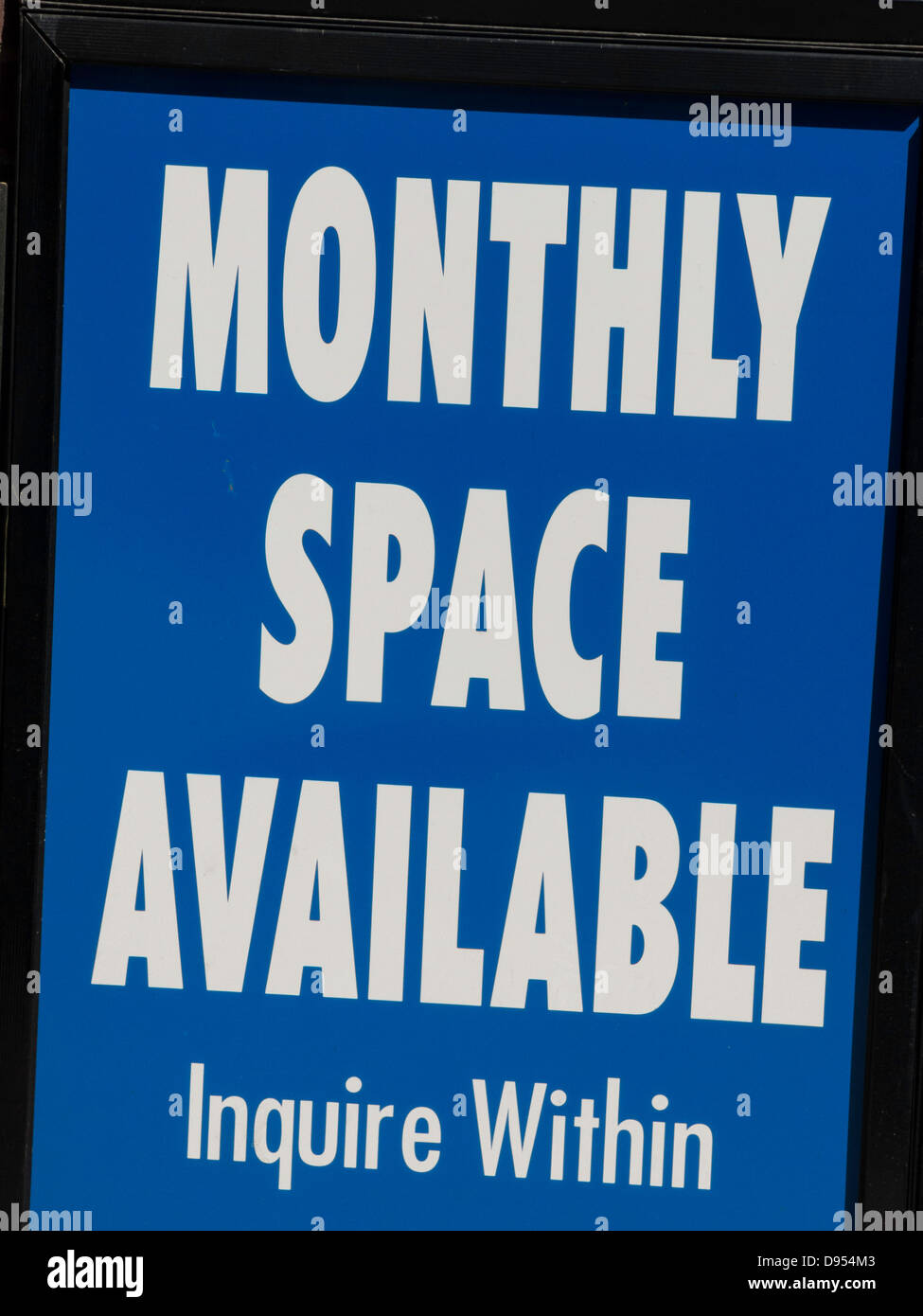 Parcheggio in garage disponibile Sign in New York City Foto Stock