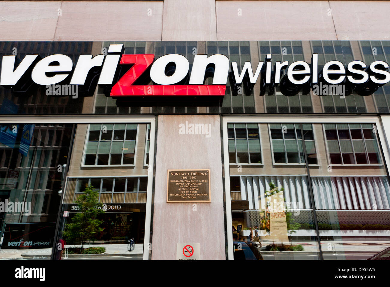 Verizon Wireless storefront Foto Stock