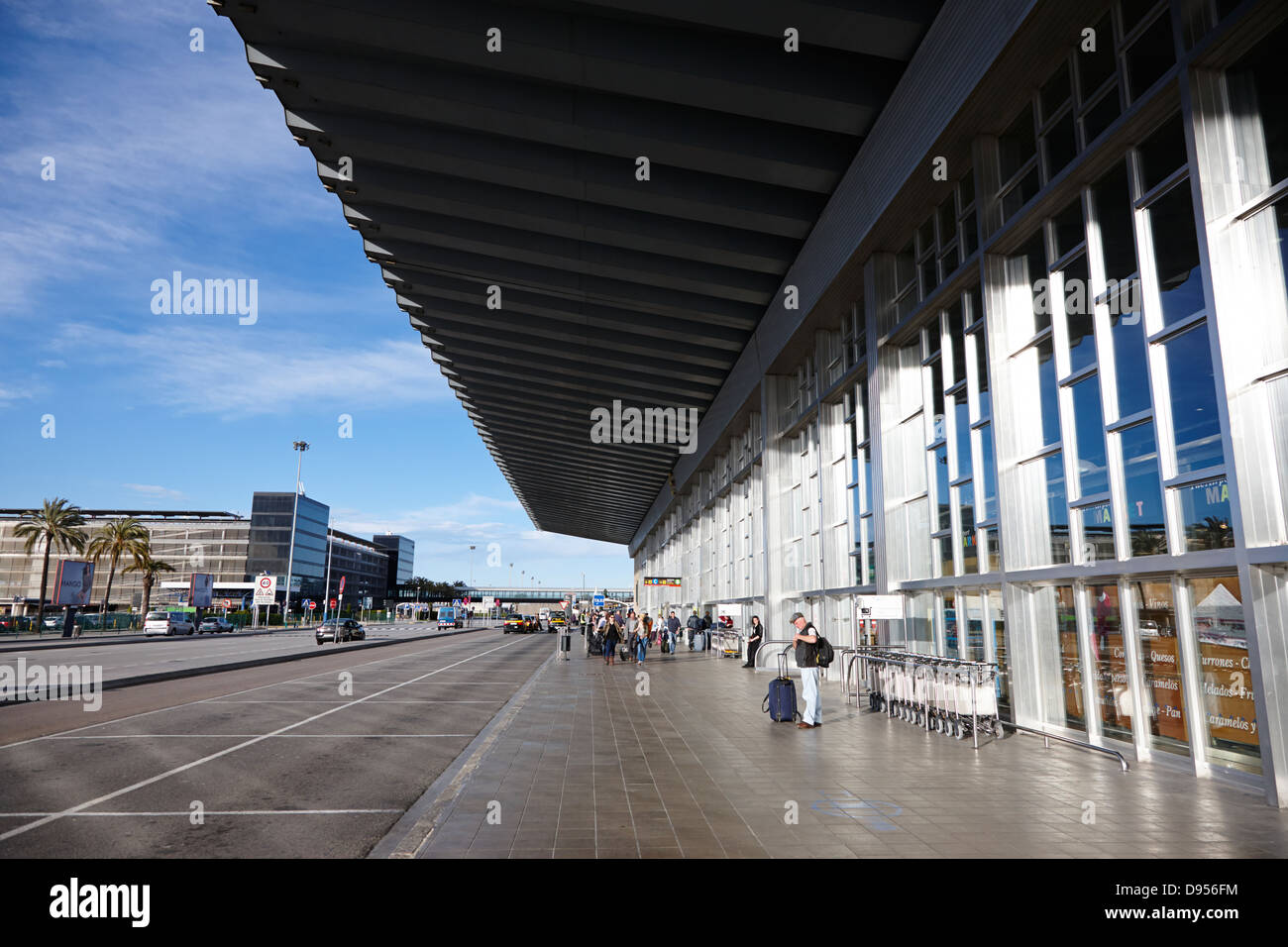 L'aeroporto El Prat di Barcellona Terminal 2 Catalonia Spagna Foto Stock