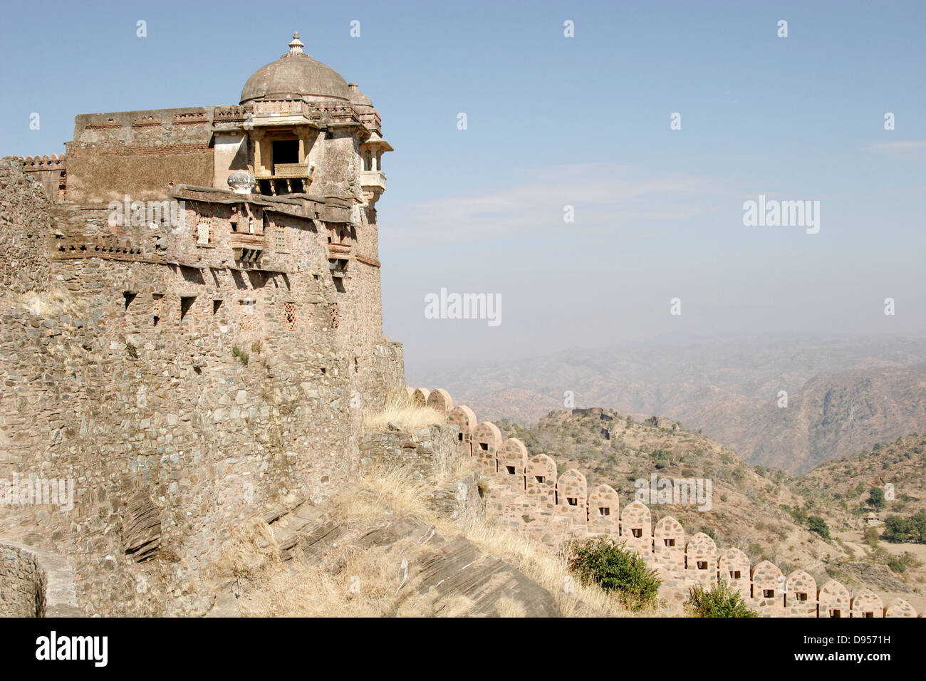 Kumbalgarh fort, Rajasthan, India Foto Stock