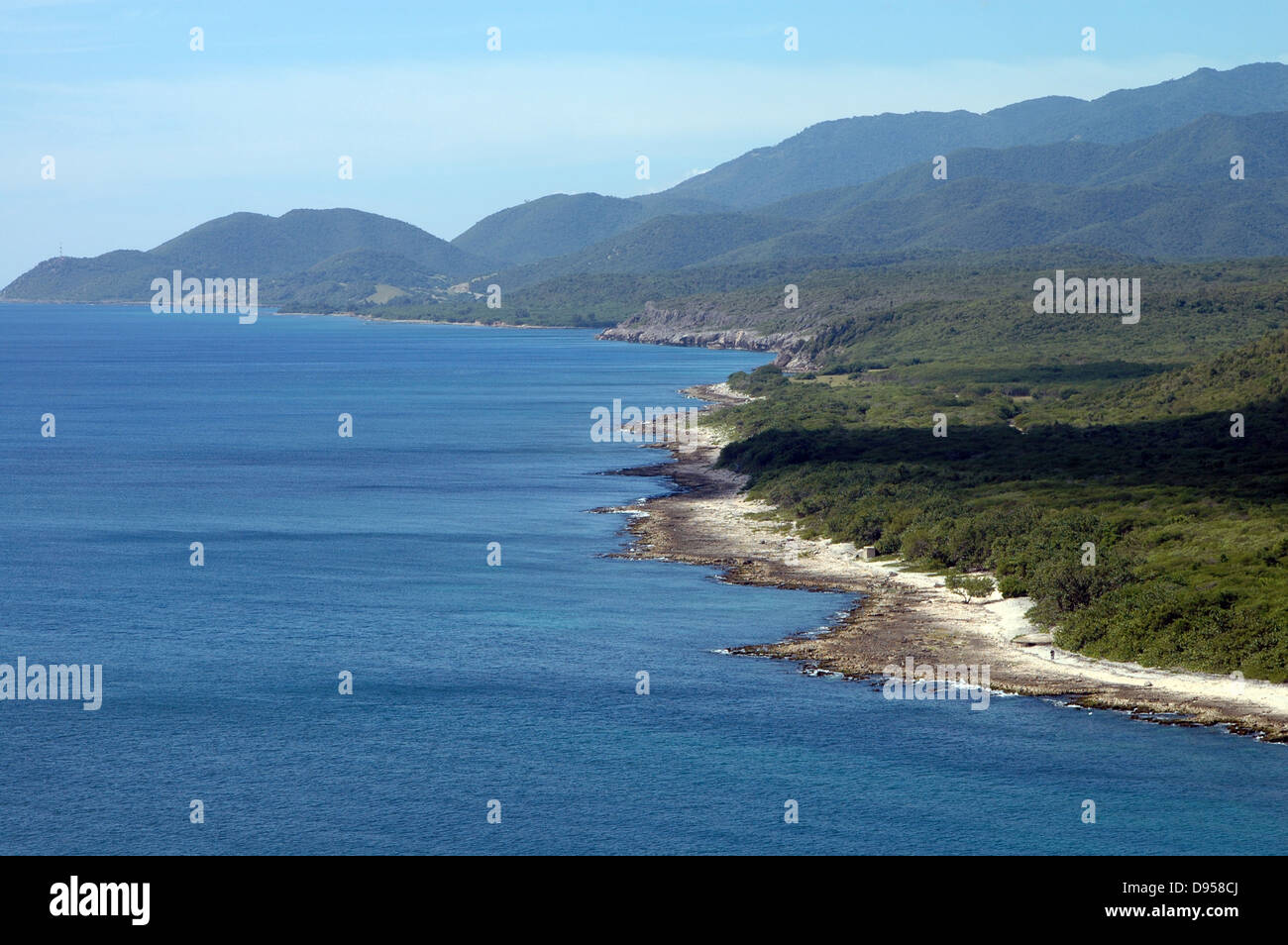 Castillo del Morro di Santiago di Cuba Foto Stock