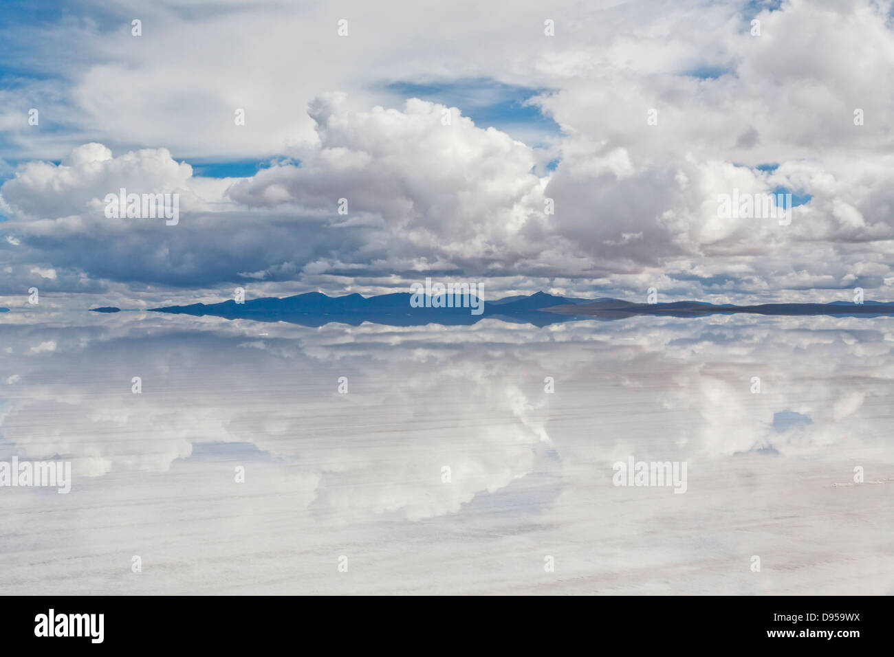 Salar de Uyuni, distesa di sale Tours, Altiplano, Southwest Bolivia Foto Stock