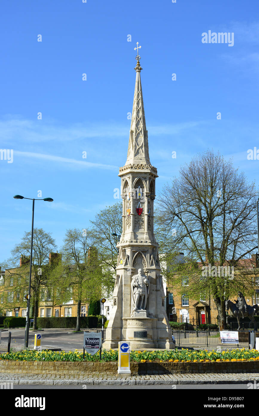 Banbury Cross, Fiera Cavalli, Banbury, Oxfordshire, England, Regno Unito Foto Stock