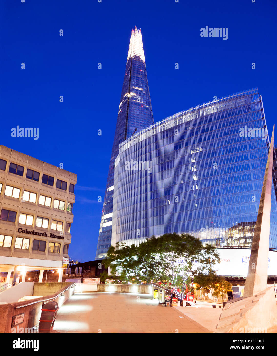 La Shard al crepuscolo London REGNO UNITO Foto Stock