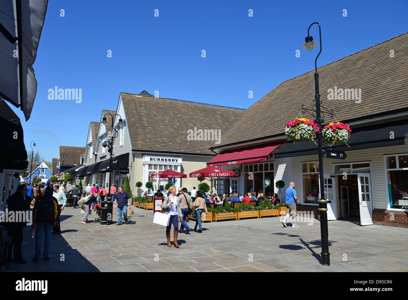 Pret a Manger, il Villaggio di Bicester Outlet Shopping Centre, Bicester, Oxfordshire, England, Regno Unito Foto Stock