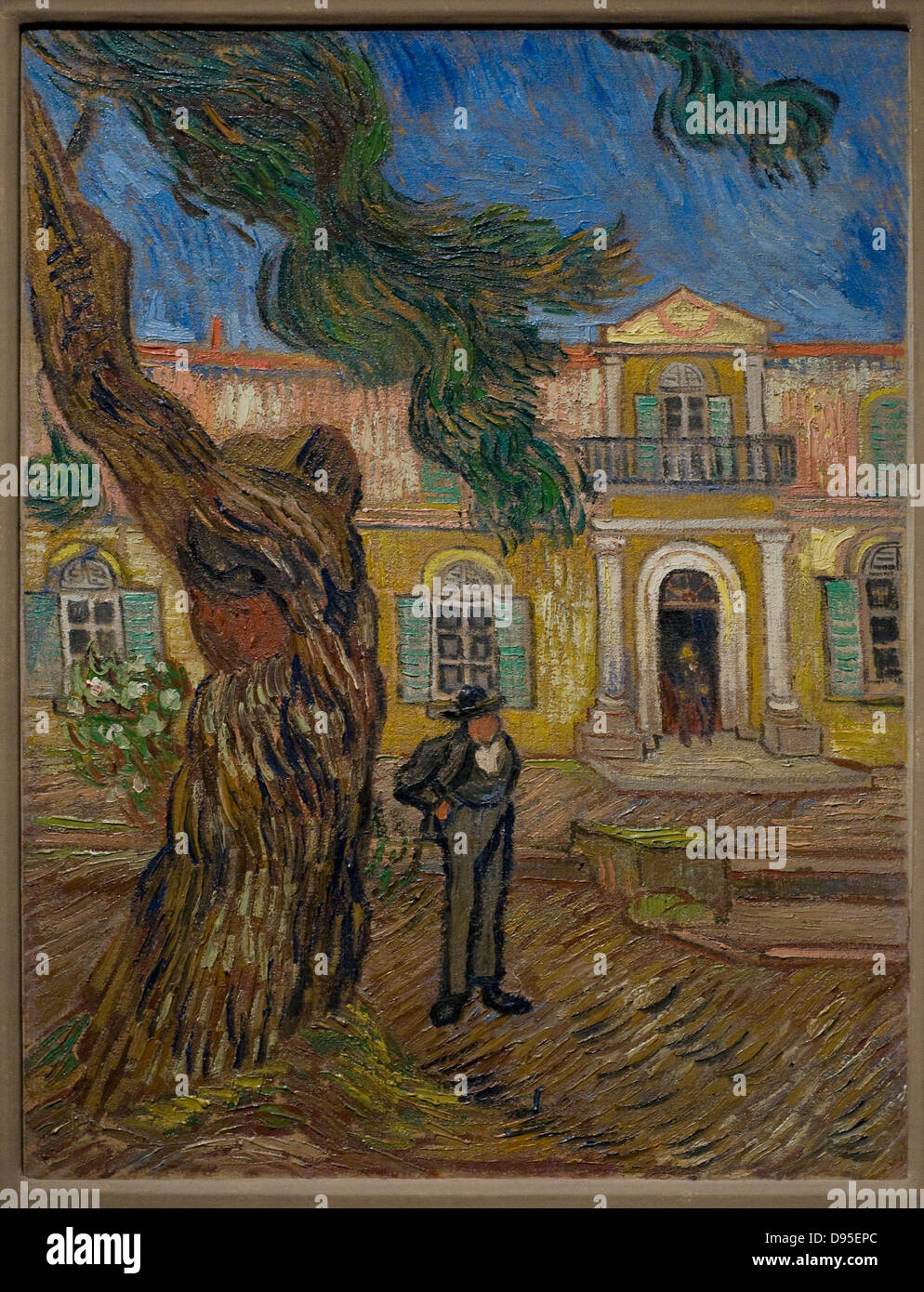 Vincent van Gogh l hôpital Saint-Paul à Saint-Rémy Il San Paolo ospedale in Saint-Remy 1889 secolo XIX il Museo d' Orsay - Parigi Foto Stock