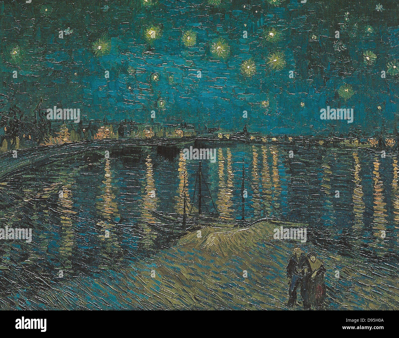 Vincent van Gogh notte stellata, Arles 1888 secolo XIX il Museo d' Orsay - Francia Foto Stock