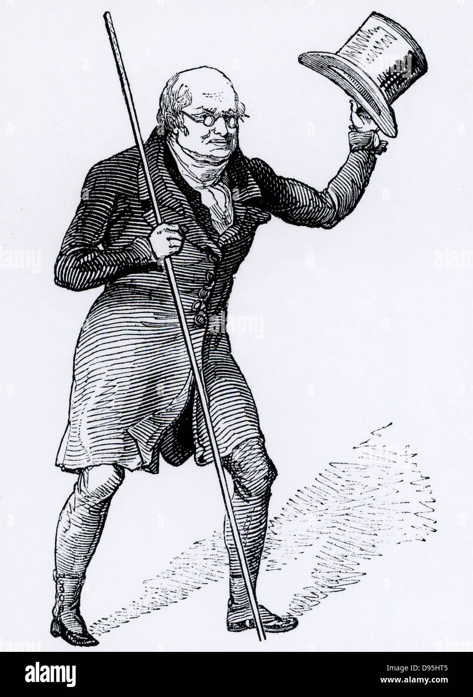 Marc Sambaed Brunel (1769-1849), 1843. Brunel riconoscendo le acclamazioni della folla durante la cerimonia di apertura per il Tamigi Foto Stock