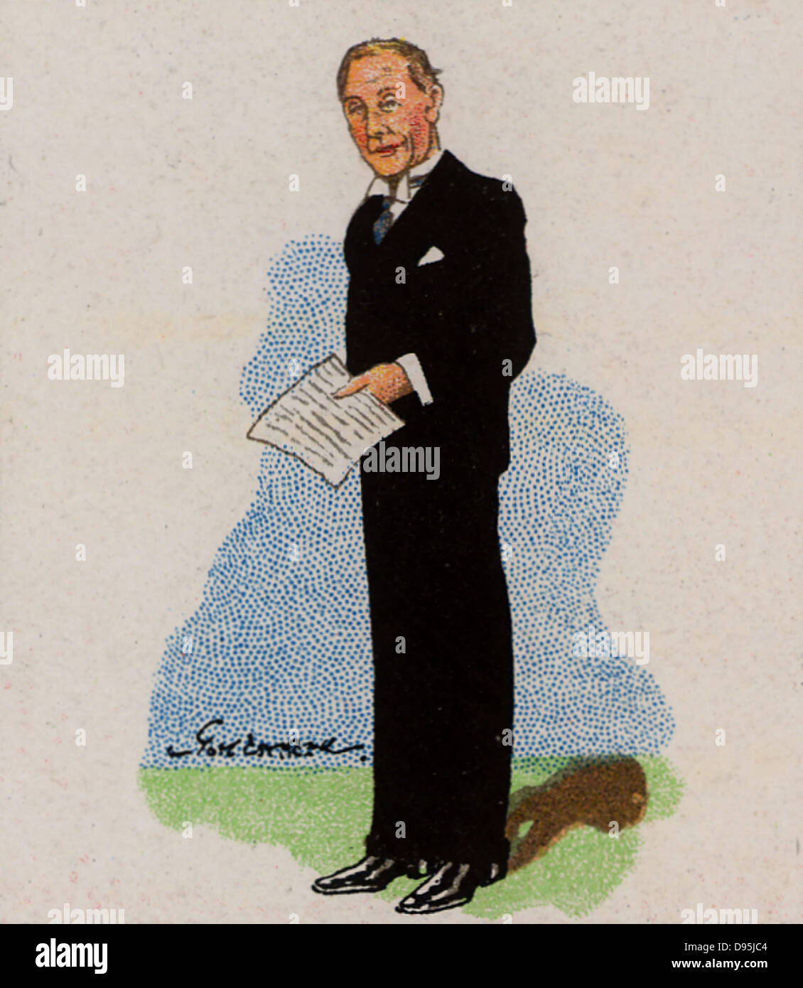 Arthur Greenwood (1880-1954) economista, sindacalista e prominente del lavoro britannico (socialista) politico, nato a Leeds, Yorkshire. Active 1920-1947. Da una serie di carte su "notevole" MPS (Londra, 1929). Foto Stock