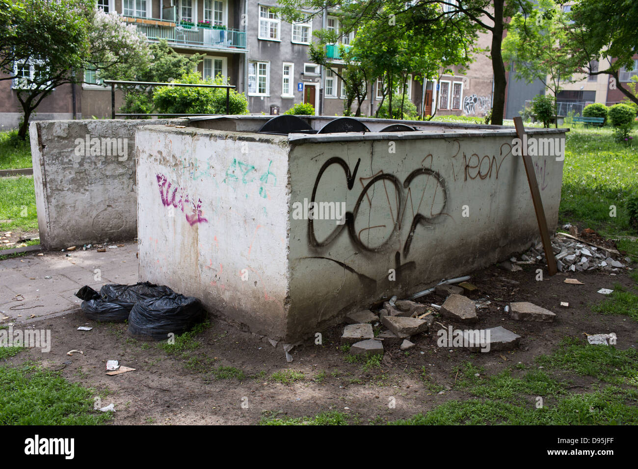 In Polonia abbiamo una nuova legge sulla gestione dei rifiuti. Sarà possibile cambiare la realtà circostante. Foto Stock