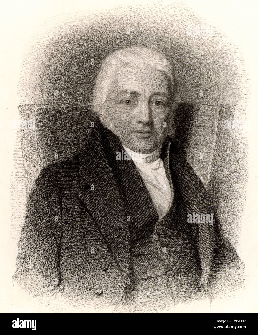 Samuel Coleridge (1772-1834) poeta inglese, critico e filosofo, nato a Ottery St Mary, Devon. Un amico di William Wordsworth. Un fondatore del movimento romantico e uno dei poeti del lago. Addicted to oppio. Incisione imbianchini pubblicato a Londra, 1837. Foto Stock