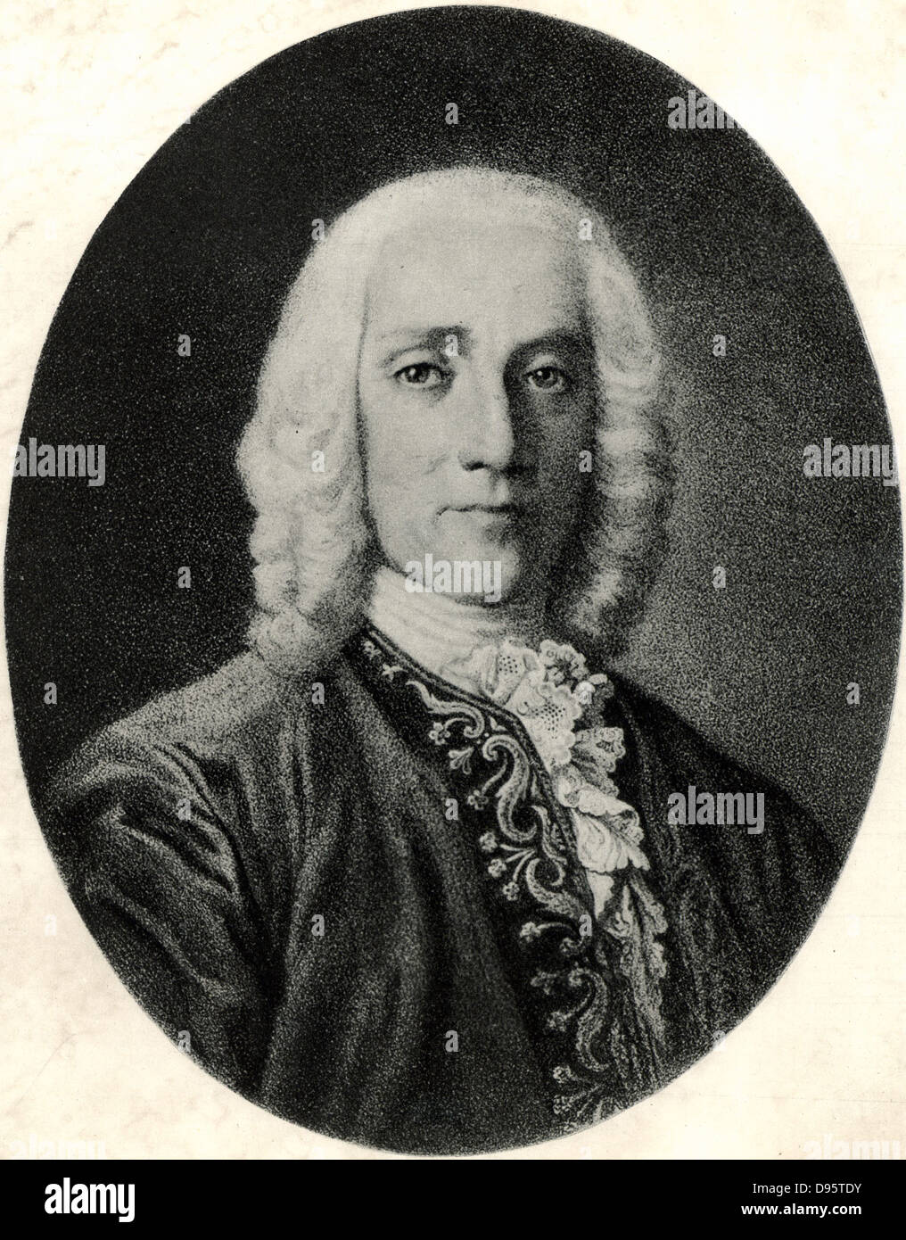 (Giuseppe) Domenico Scarlatti (1685-1721) Italiano violinista e compositore, figlio e allievo di Alessandro Scarlatti (1660-1725). Foto Stock