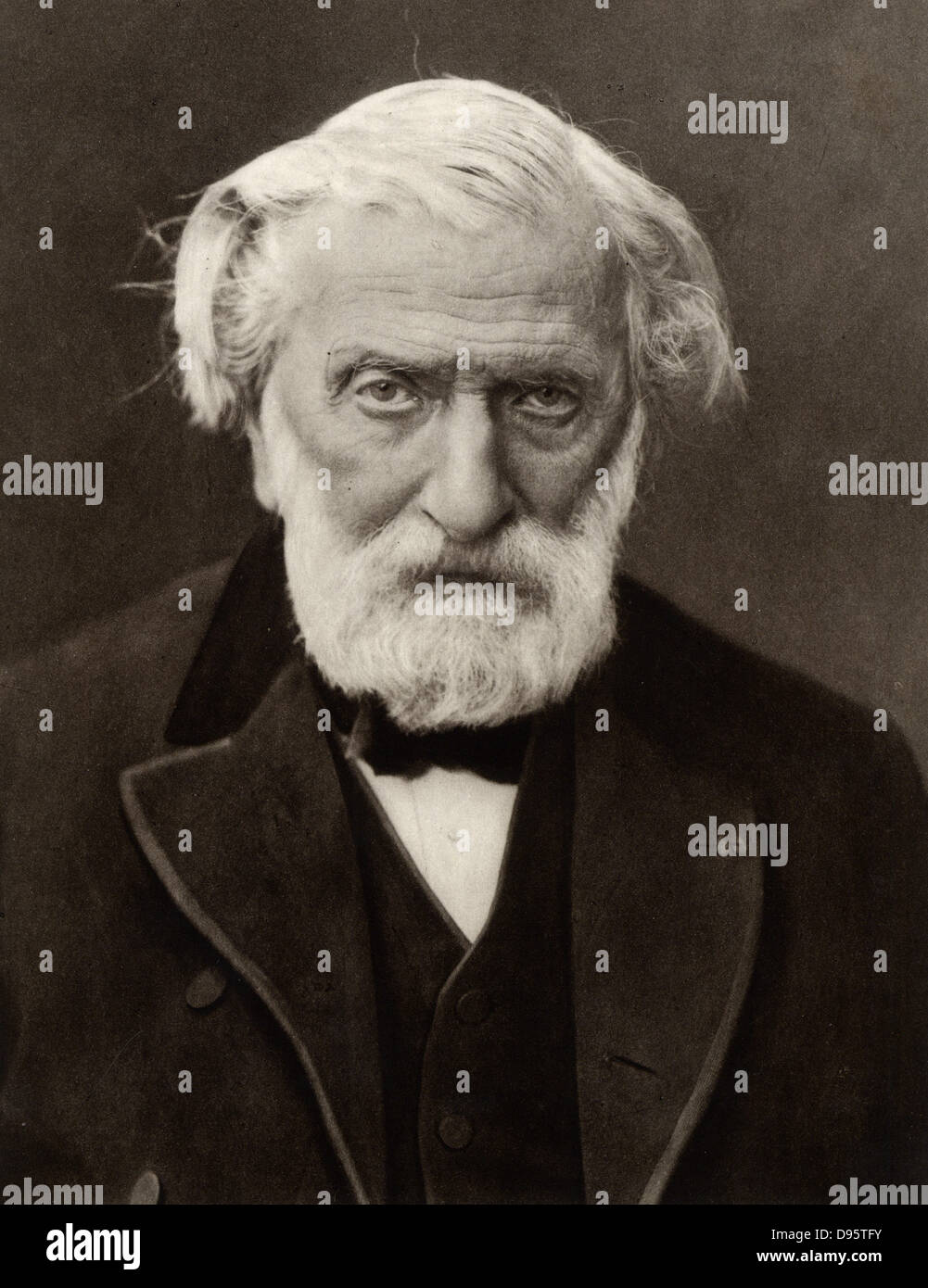 (Charles Louis) Ambroise Thomas (1811-1896) francese compositore e direttore del Conservatorio di Parigi dal 1871. Da una fotografia di Nadar, pseudonimo di Gaspard-Felix Tournachon (1820-1910). Foto Stock