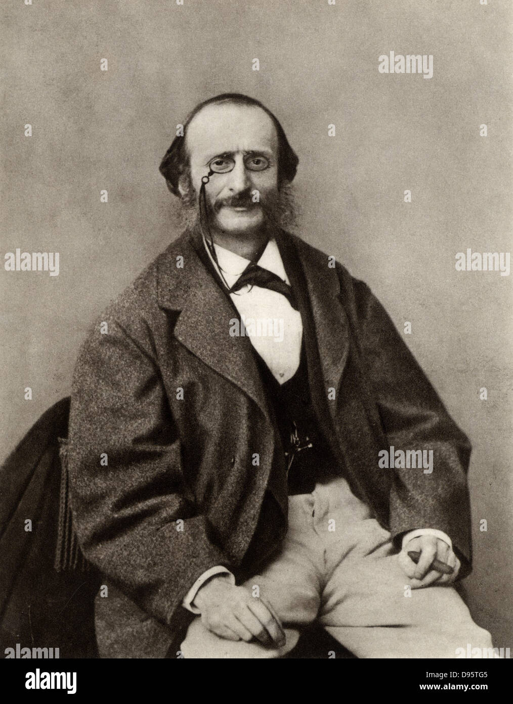 Jacques Offenbach (1819-1880) nato Jakob Levy Eberst Offenbach a Colonia. Tedesco-francese nato opera-comique compositore e conduttore. Da una fotografia di Nadar, pseudonimo di Gaspard-Felix Tournachon (1820-1910). Foto Stock