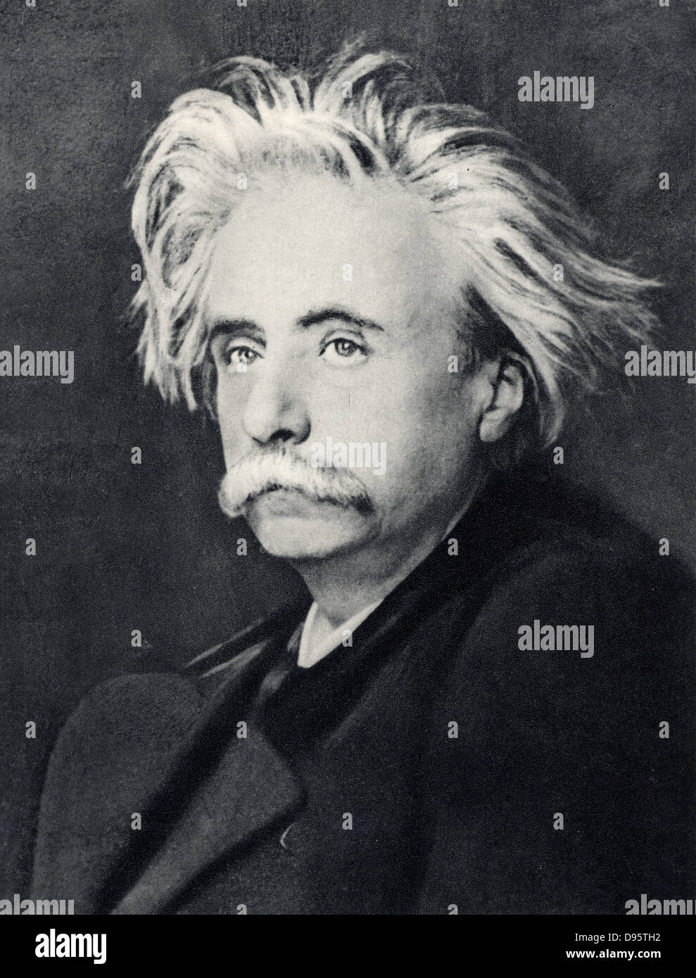 (Edvard Hagerup Grieg) (1843-1907), compositore norvegese. Dopo una fotografia. Foto Stock