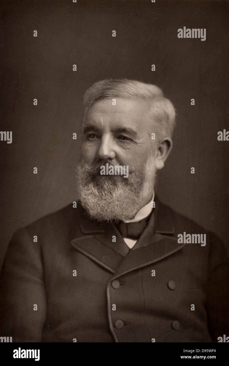Sydney Waterlow Henry (1822-1906) London stampante e filantropo. Sindaco di Londra 1872. Da 'l'Armadio Portrait Gallery" (London, 1890-1894). Woodburytype dopo la fotografia di W & D Downey. Foto Stock
