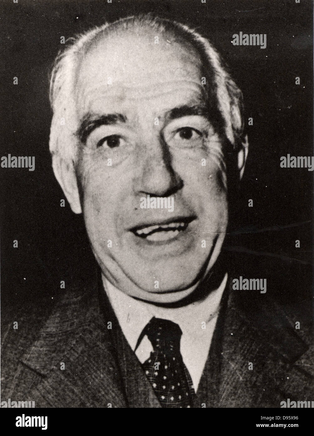 Niels Henrik David Bohr (1885-1962) fisico danese. Il premio Nobel per la fisica nel 1922 per la sua teoria della struttura dell'atomo. Fotografia. Foto Stock