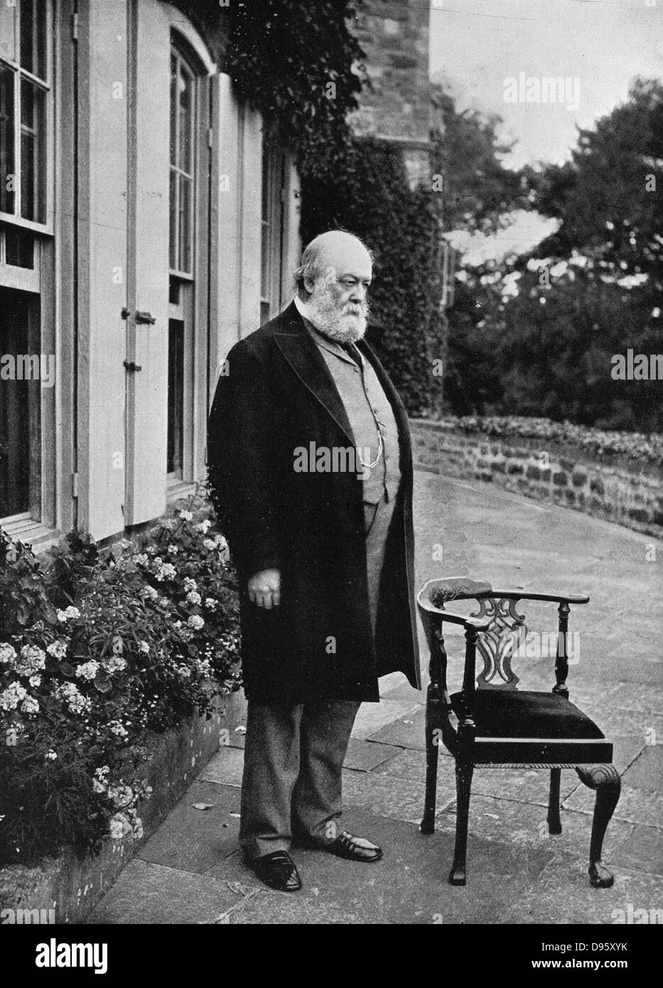 Robert Arthur Talbot Gascoyne CecilL, terzo Marchese di Salisbury (1830-1903) conservatore britannico più. Il primo ministro 1885, 1886, 1895-1902. Fotografia pubblicata c1900. Foto Stock