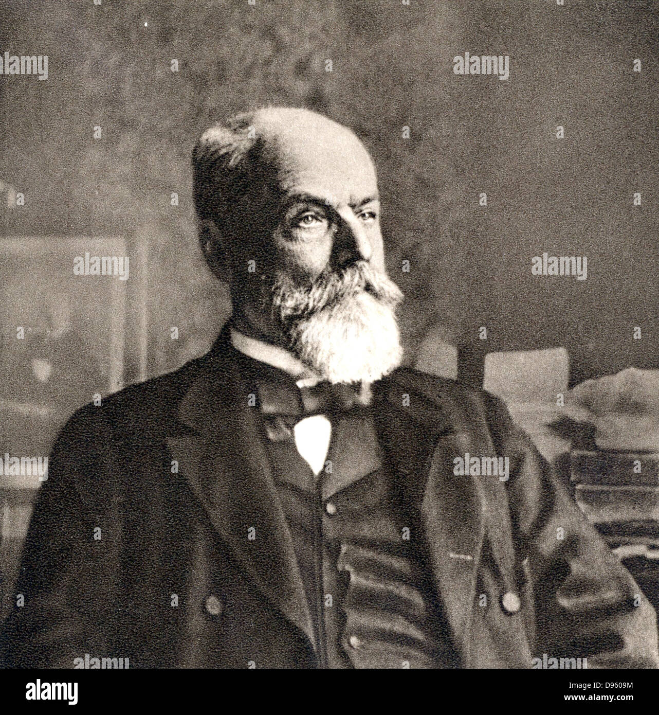 Friedrich von Holstein (1837-1909) tedesco più. Capo del dipartimento di politica del Foreign Office tedesco. Foto Stock