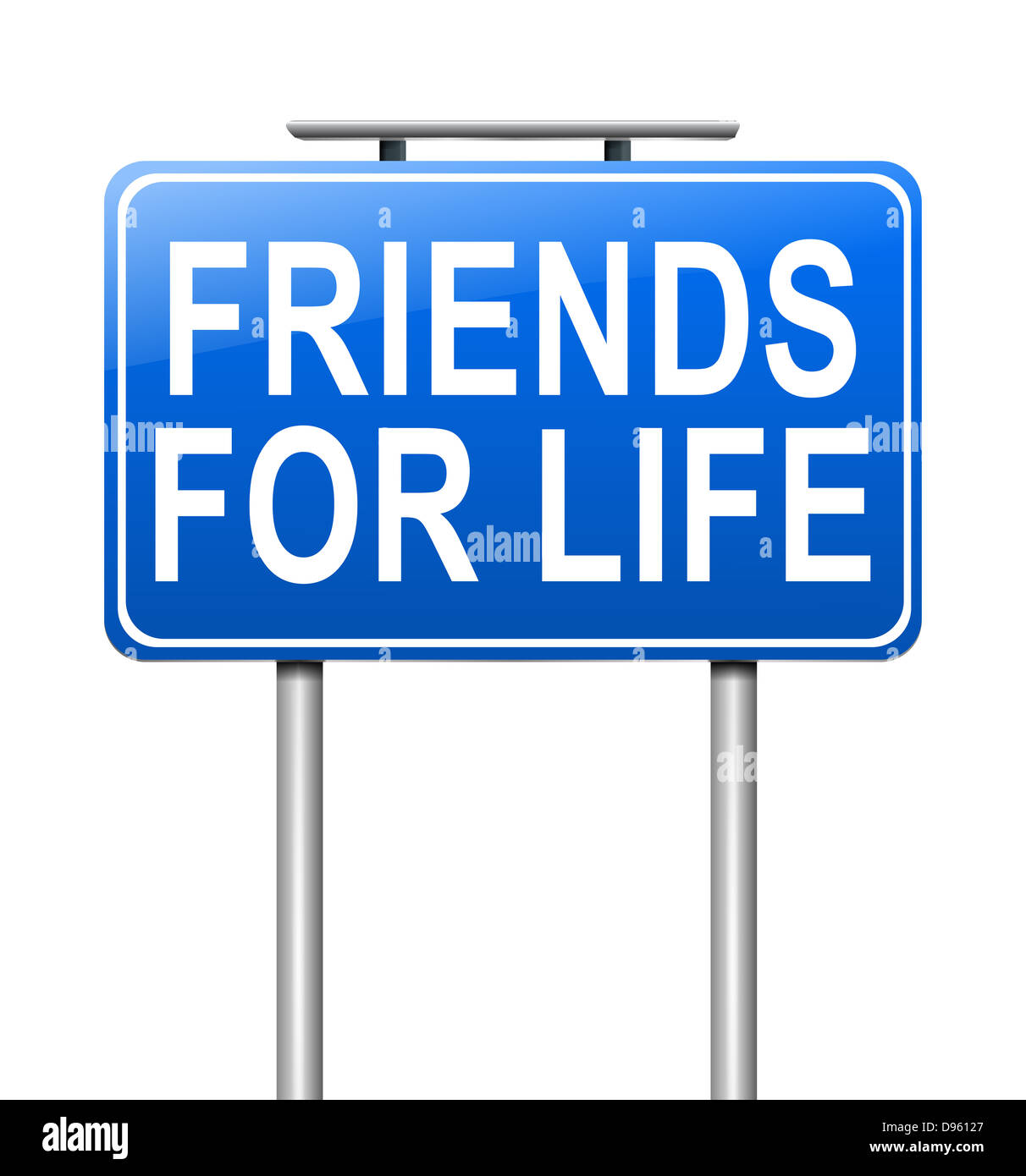Amici per la vita. Foto Stock