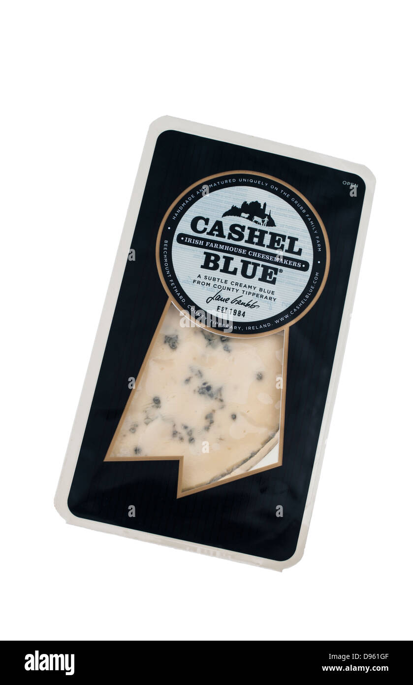 Irish fatte a mano e formaggi artigianali - Cashel Blue cheese Foto Stock
