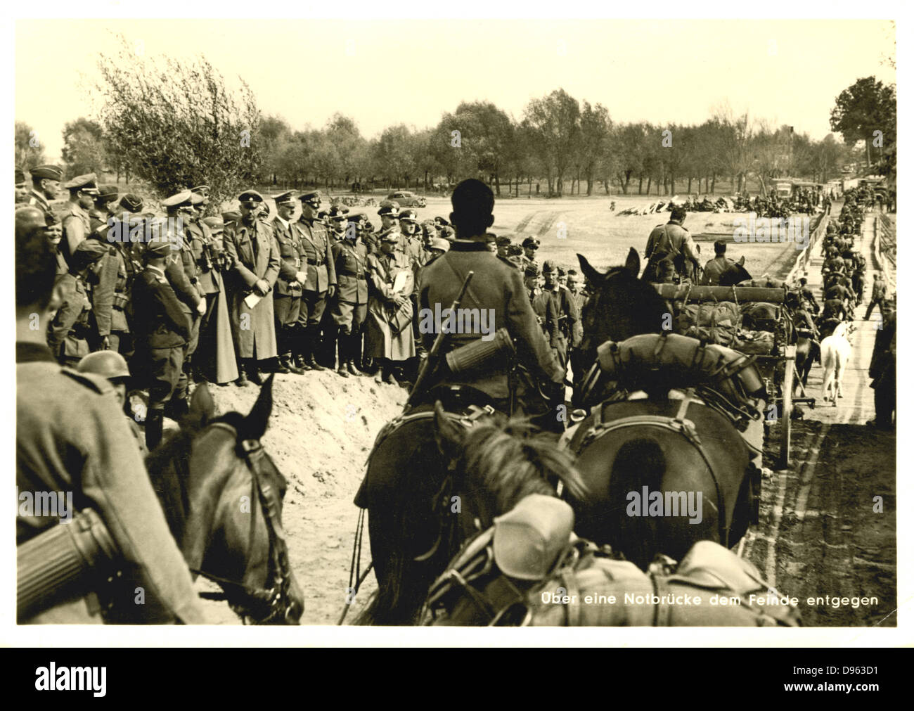 Guerra Mondiale 2: anticipo tedesco in Polonia, Settembre 1939. Foto Stock