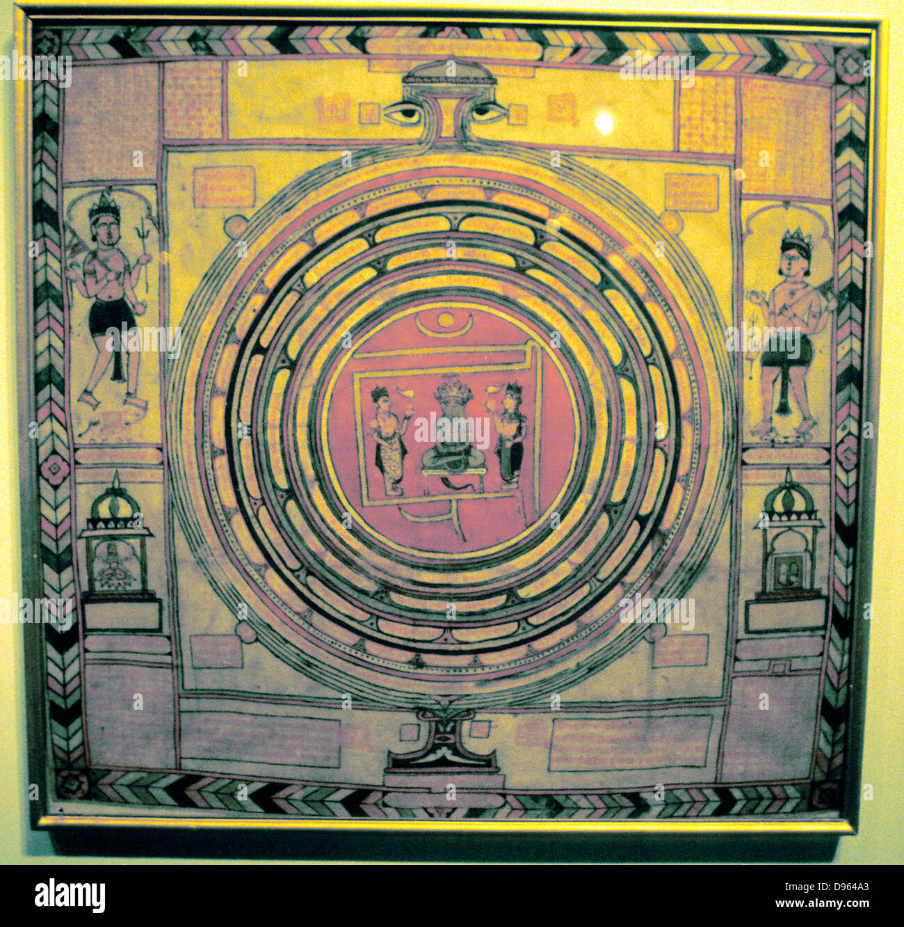 Il Giainismo - indiano di religione. Cosmo di Jain. Foto Stock Il Giainismo - indiano di religione. Cosmo di Jain. Foto Stock