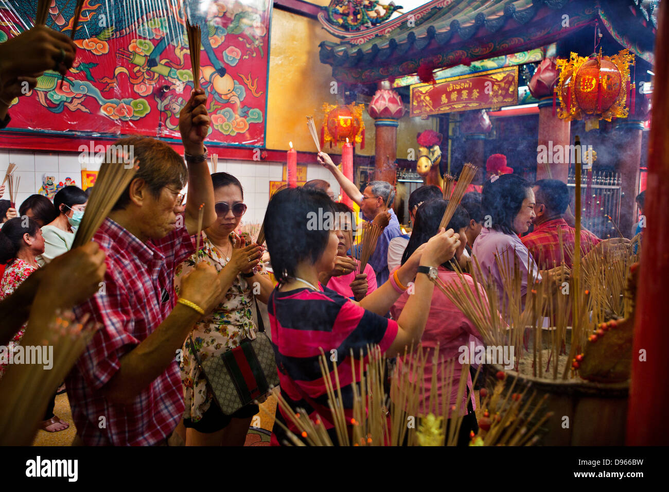Capodanno cinese in China Town, Bangkok Foto Stock