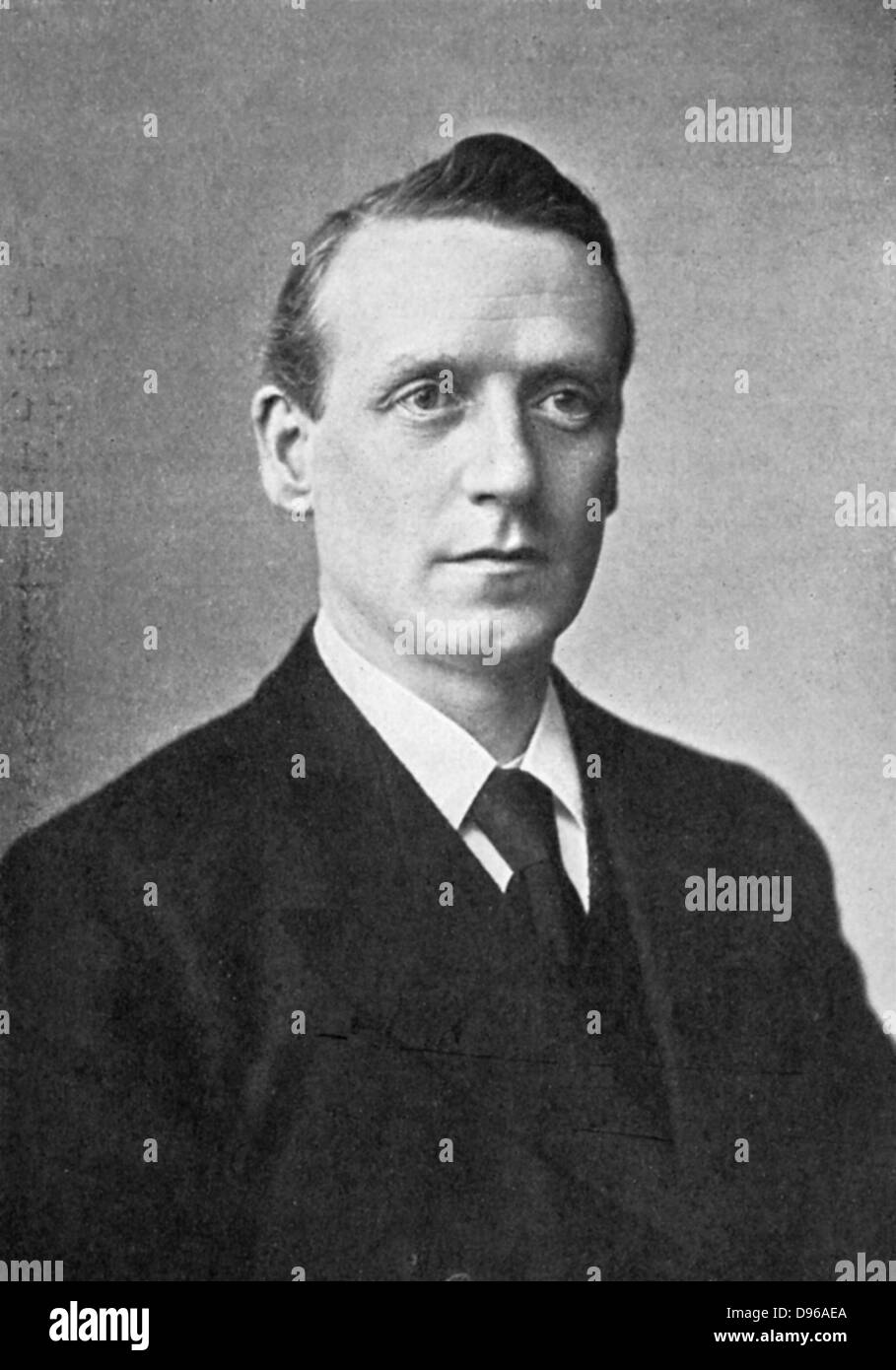Herbert Henry Asquith (1852-1928) statista britannico. Il cancelliere dello scacchiere britannico 1905-1908. Il primo ministro 1908-1916. Foto Stock