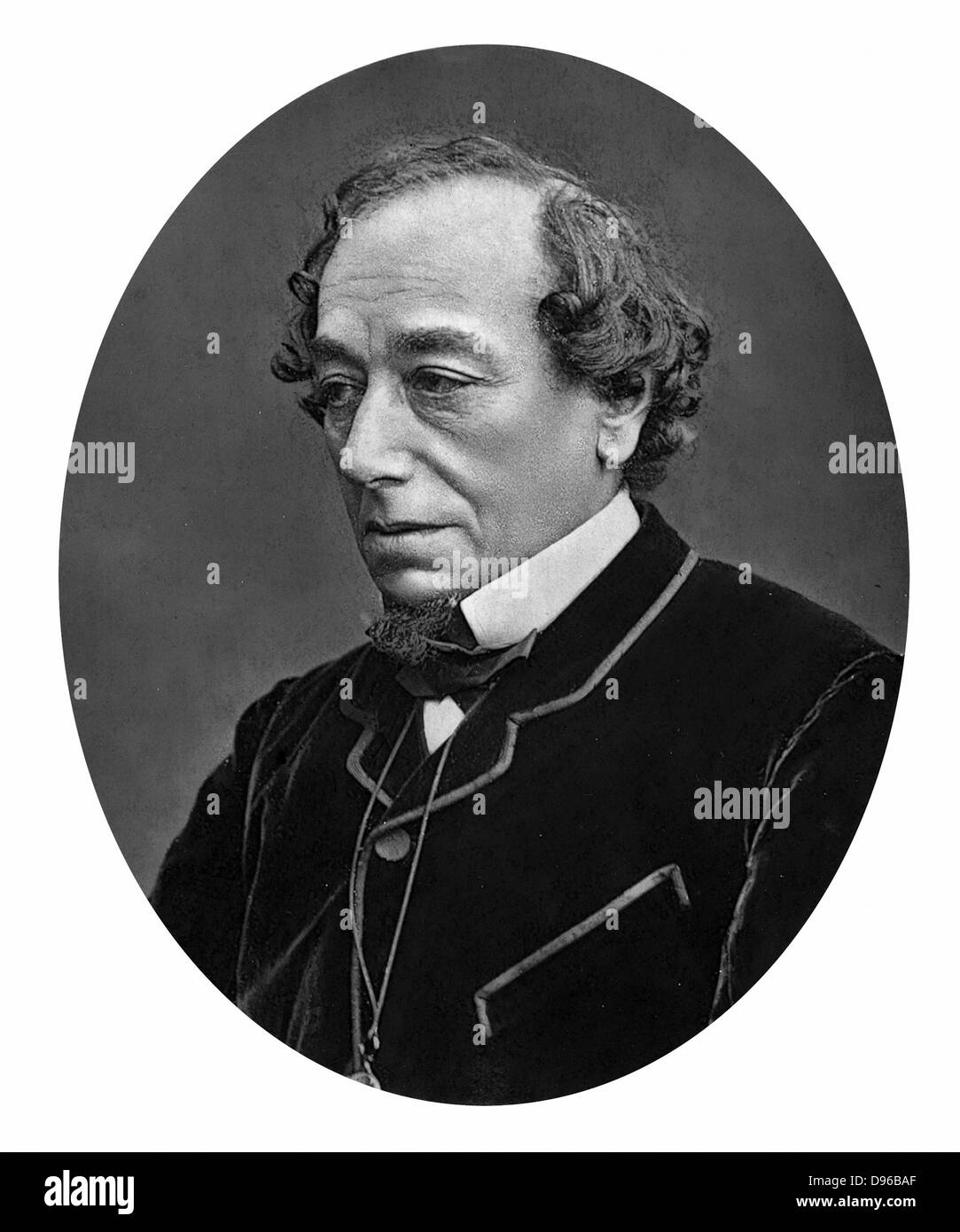 Benjamin Disraeli, 1° Conte di Beaconsfield (1804-1881) conservatore britannico più. Fotografia pubblicata a Londra c1880. Woodburytype. Foto Stock