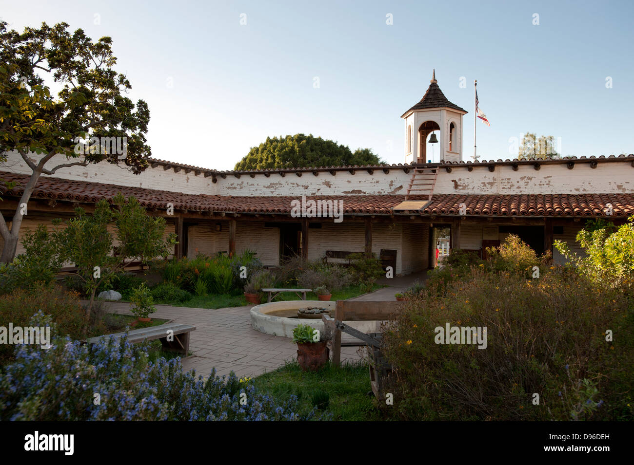 La Casa de Estudillo museo nella città vecchia, San Diego, California, Stati Uniti d'America Foto Stock