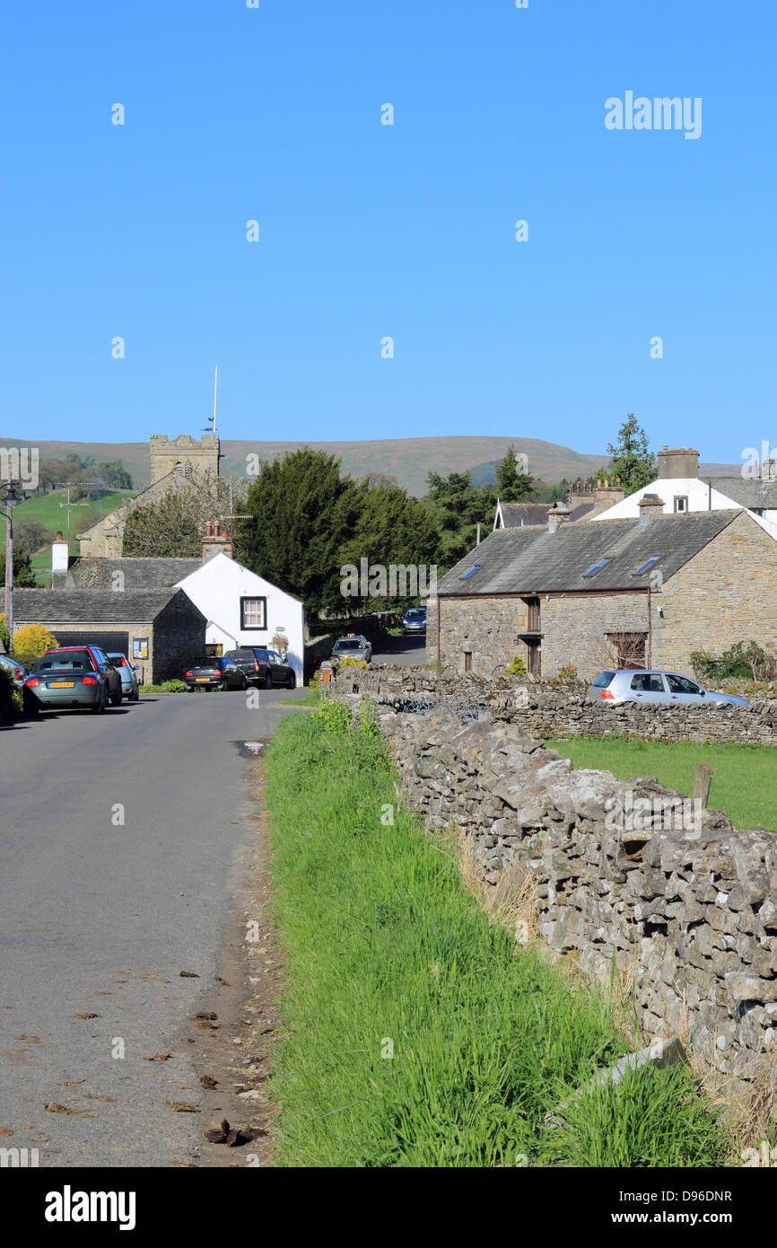 Bampton Grange Village, Parco Nazionale del Distretto dei Laghi, Cumbria, England, Regno Unito Foto Stock