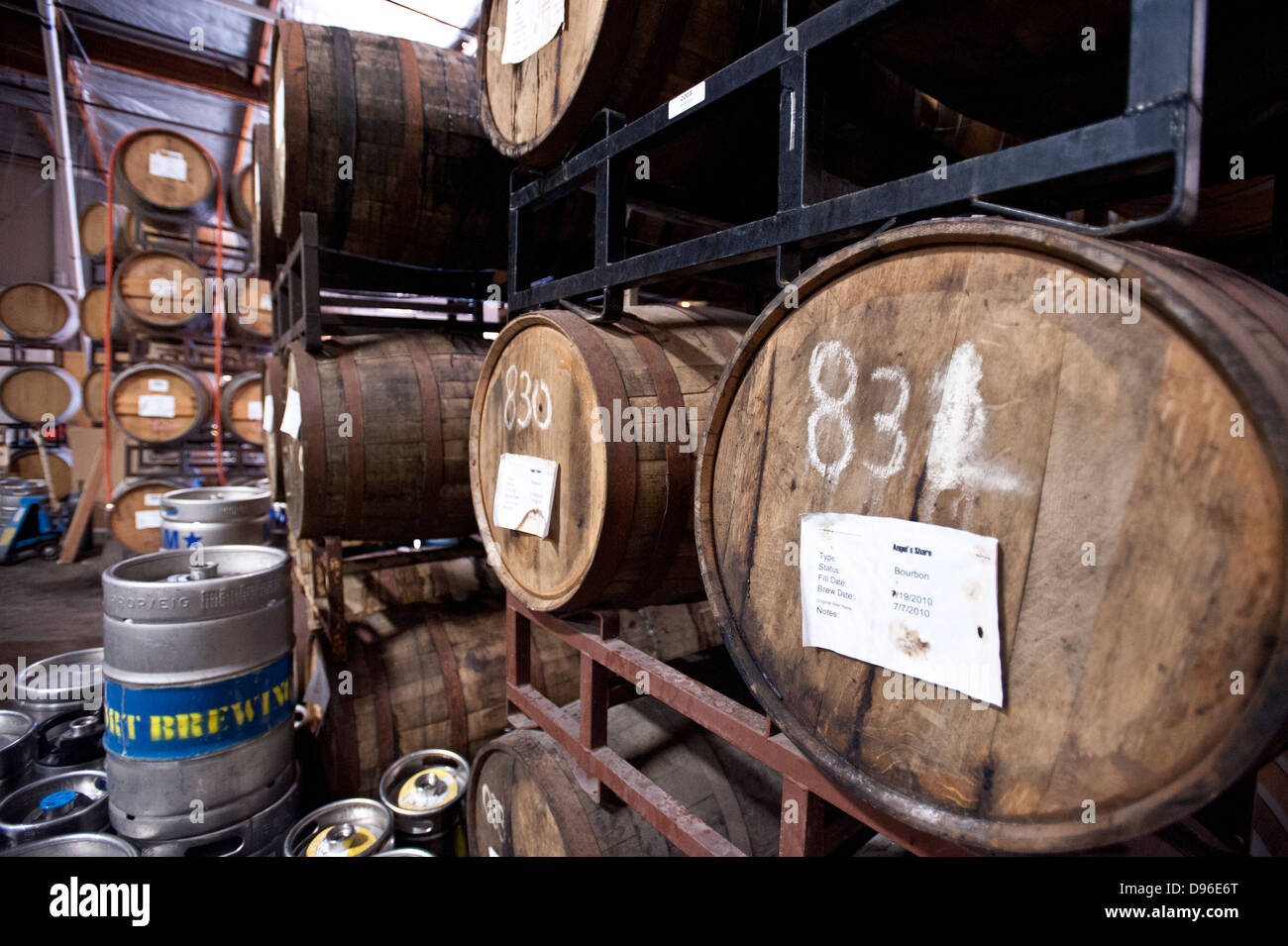 Perso Abbey Brewery, San Marcos, California, Stati Uniti d'America Foto Stock